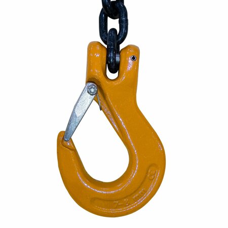 STARKE Sling Hook with Safety Latch, 5/16in Chain, Grade 80, Steel, Chain Sling Component SCS-516SH